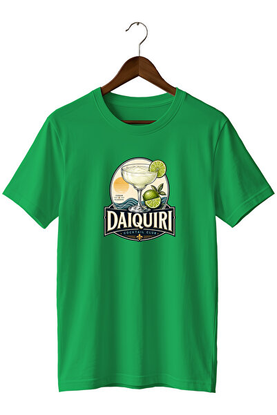 remonz تي شيرت Daiquiri Cocktail Club للجنسين مطبوع عليه كوكتيل ذو قصة عادية ...