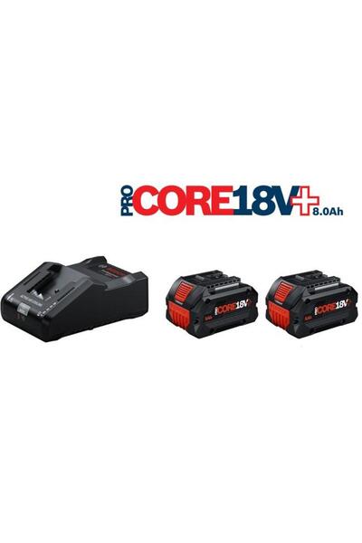 Bosch 18v Procore Akü Şarj Cihazı Seti 2x8.0ah