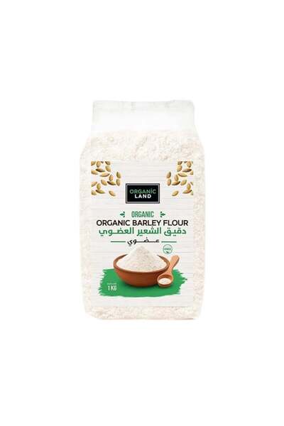 Organic Land دقيق الشعير 1 كيلوجرام أورجانيك لاند