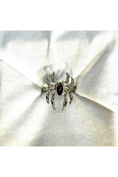DÜKKAN DESİGN KIRMIZI TARANTULA AYARLANABİLİR YÜZÜK
