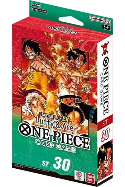 BANDAI One Piece Card Game Стартова колода EX Luffy & Ace ST-30 Английска