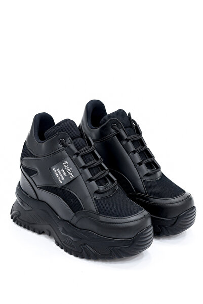 kajal ayakkabı Frm 092 Hidden Heel Lace-Up Casual Shoes