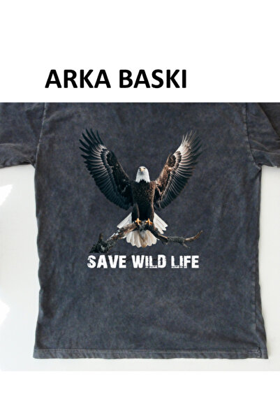 mAddog SAVE WILD LIFE "eagle" 2 / BÜYÜK BEDEN (relax Fit) 13xl 12xl 11xl 10xl...