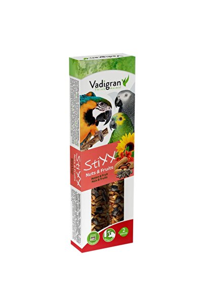 VADIGRAN Stixx Parrots Nuts & Fruit Στικς Παπαγάλων με Καρύδια και Φρούτα 2τμ...