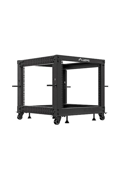 Lanberg Rack deschis 19"/9U, Landberg, 600x600x1100mm, reglabil, negru