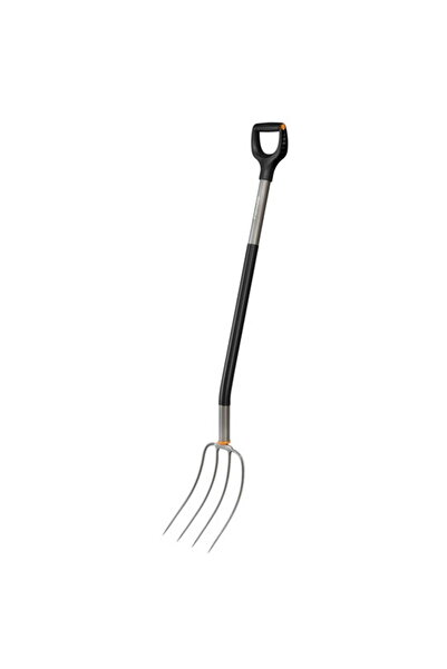 FiSKARS Furca pentru compost Ergonomica, FiskarsTM, gri