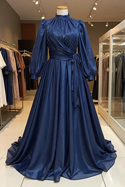 Bahat Plus Size Hijab Evening Dress