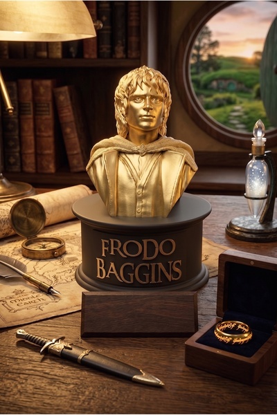 Yüzüklerin Efendisi - 15CM Frodo Baggins Bust Figür – LOTR