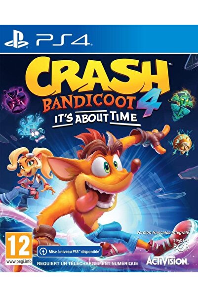 Genel Markalar Crash Bandicoot 4: It's About Time - PS4 JELATİNLİ OYUN