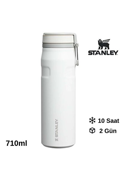 Stanley The Iceflow Twist Flip Termos 0.71 Lt Termos Kupa Kamp Matara White