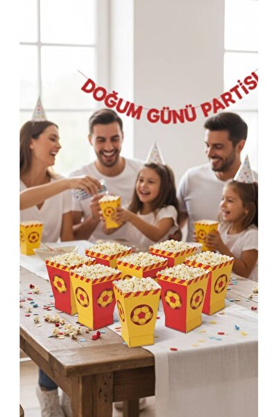 Cadde Süs Gs Themed Popcorn 8 Pieces Corn Box