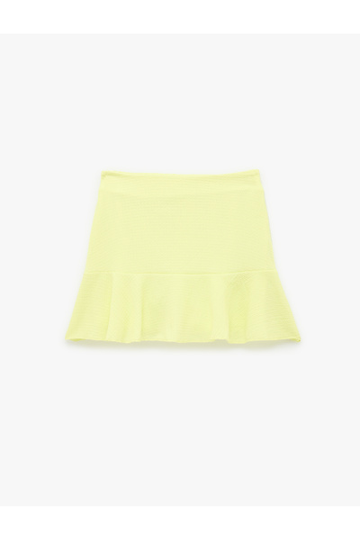 Koton Ruffle Detailed Wrinkled Mini Skirt