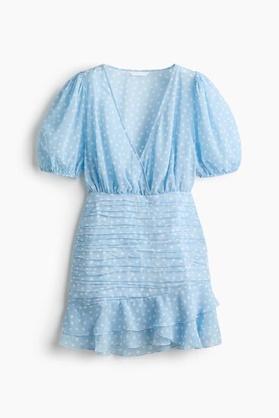 H&M Drapeli Elbise