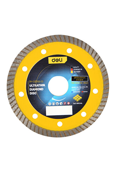 Deli δίσκος κοπής διαμαντέ DH-CQP105-E3, δομικών υλικών, ultrathin, 105mm, 14...