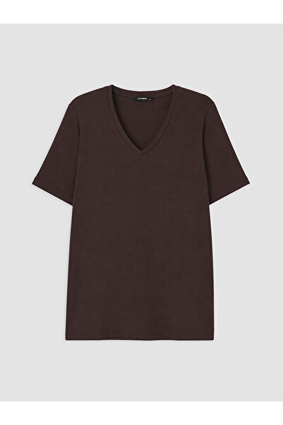 LC Waikiki Nevavm with Difference Big Size 100% Cotton Women's T-Shirt