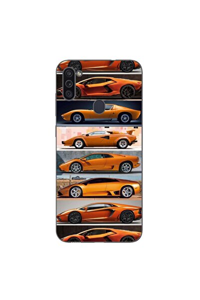 OEM Husa compatibila cu Samsung Galaxy A11 Silicon Gel Tpu Model Masini Lambo...