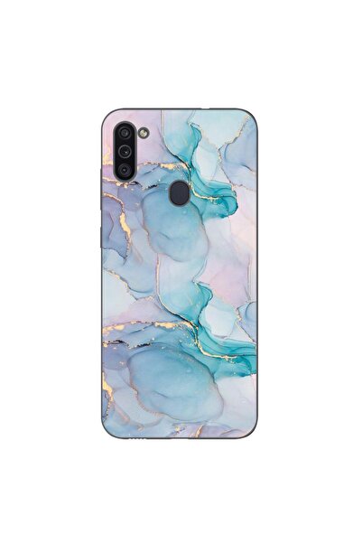 OEM Husa compatibila cu Samsung Galaxy A11 Silicon Gel Tpu Model Abstract Wat...