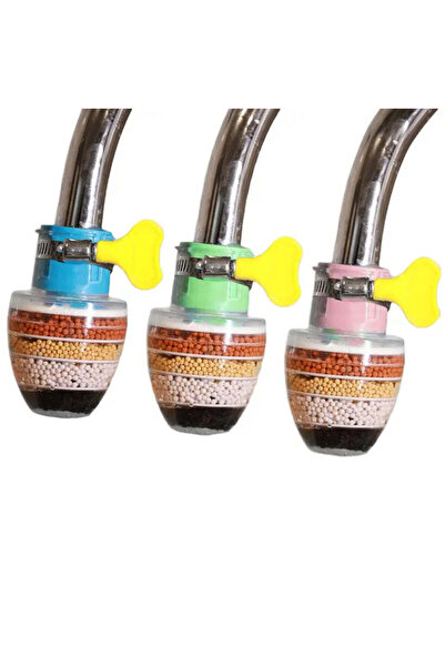 Vivendo Set 3 x filtru de apa universal cu 5 straturi de filtrare