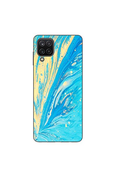 OEM Husa compatibila cu Samsung Galaxy A12 Silicon Gel Tpu Model Aqua Bloom