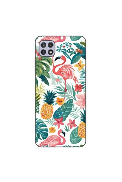 OEM Husa compatibila cu Samsung Galaxy A22 5G Silicon Gel Tpu Model Tropical ...