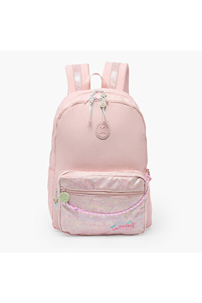 Marshmallow Textured Backpack for Girls 8-13 Years with Padded Shoulder Strap...