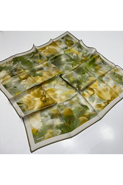 Armine Floral Patterned Pure Silk Sura Scarf