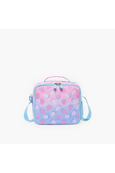 ST Right St.Right Strawberry Print Lunch Bag for Girls 8-13 Years with Adjust...