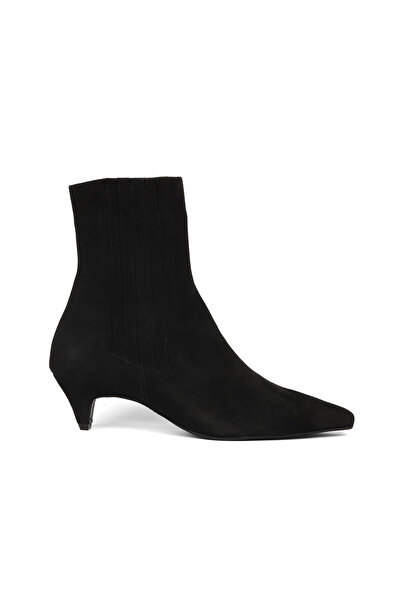 BUENO Black Suede Women's Heeled Boots