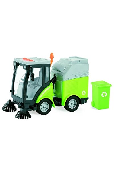 CasaDesteapta.ro Camion Utilitar cu Măturător și Coș de Gunoi, cu Lumini și S...