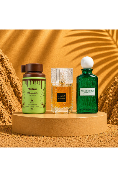 Ayelet Set 3 Parfumuri de barbati - DUBAI CHOCOLATE + Al Hamra Royal + Admire...