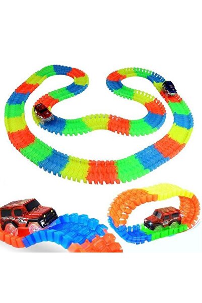 Vivendo Pista flexibila curse masinute Magic Tracks din 220 piese