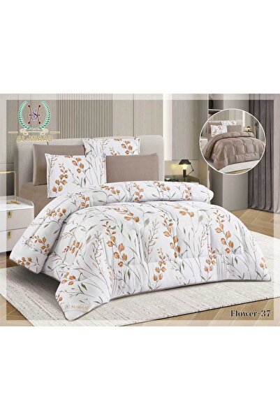 ALMIAAD Double Quilted Double-Sided Puffy Quilt - Soft Microfiber |   Nefren ...