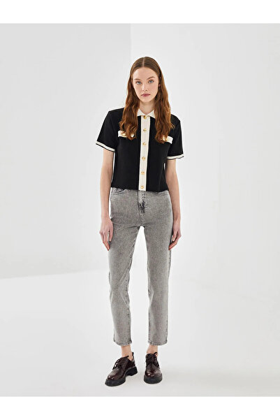 LC Waikiki Gray Mom Fit Women's Jean Pants