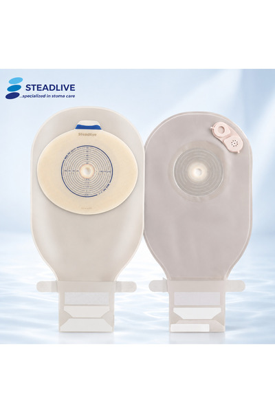 Steadlive Set 10 pungi stomă pentru colostomie/ileostomie 20–65 mm, drenabile...