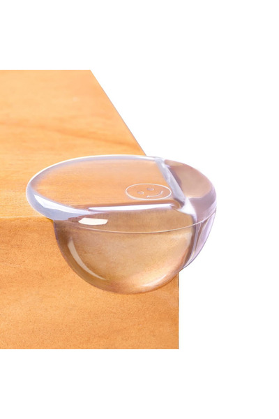 Aixmeet Set 8 Protecții Transparente Rotunde pentru Colțuri de Mobilier, AIXM...