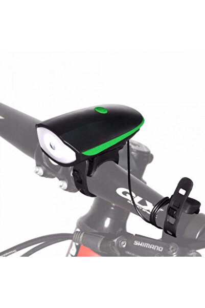 Vivendo Lanterna LED 1W far bicicleta cu sonerie si incarcare USB, FY058