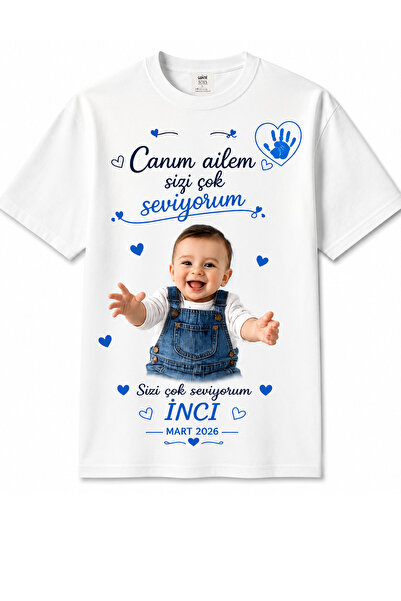 Kişiye Özel Aile Tişörtü – Anne Baba Çocuk Kombini – DTG Baskı Unisex T-Shirt