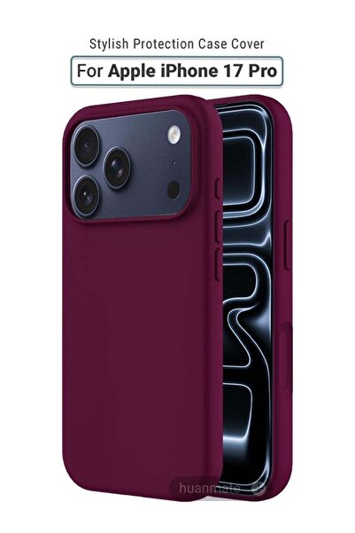 Cassa Hoowanmeet Case for Apple iPhone 17 Pro - Burgundy Red - Premium 2.0mm ...
