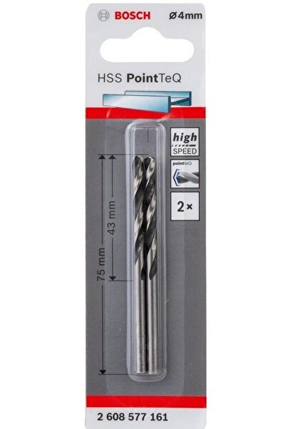 Bosch - Hss-pointeq Metal Matkap Ucu 4,0 Mm 2'li