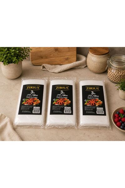 zirius Pungi pentru Congelator 3L / 3KG – 300 Bucati