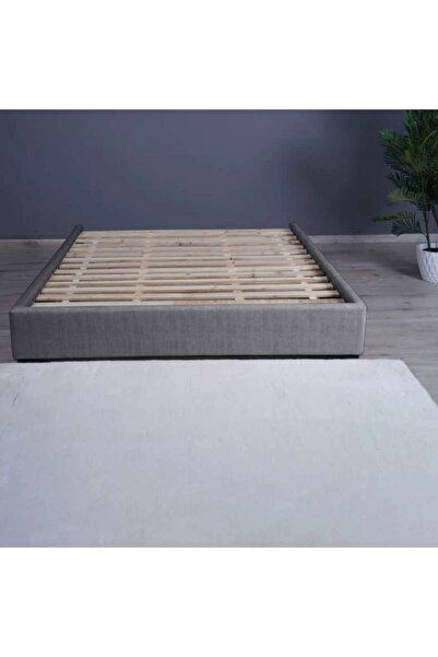PAN HOME قاعدة غاليا شانيل رمادية 200×200 سم