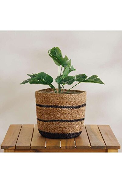 PAN HOME Debora Sea Grass Planter 20.5x16x19cm - Natural