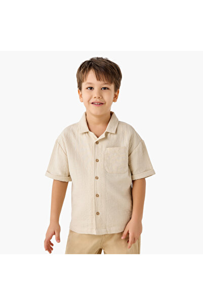 ELIGO Short Sleeves Shirt with Pockets