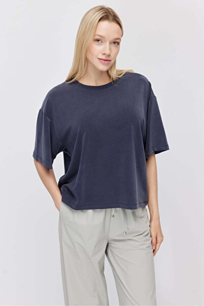 PAULMARK Women's Low Sleeve Basic T-Shirt