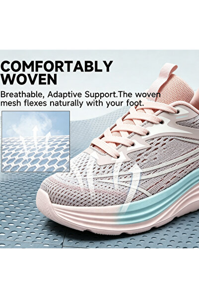 SOSENFER Women's Outdoor Shoes, Ultra-breathable, Lightweight, Soft-soled Cas...