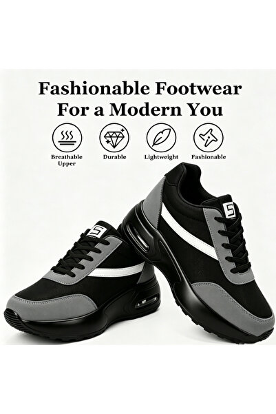 SOSENFER Women's Athletic Shoes, Height-increasing Casual Athletic Shoes