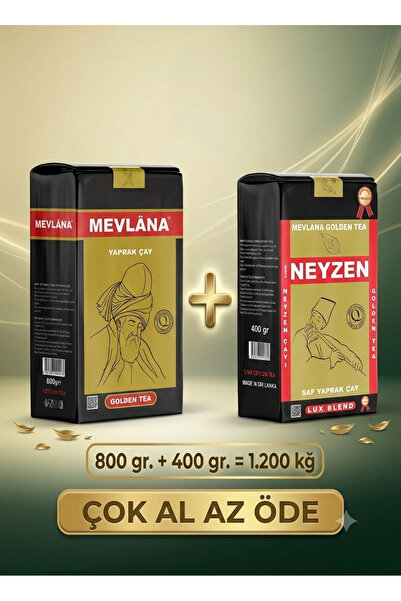 Golden Tea İthal Seylan Ekonomik Paket 800+400 gr. 1.200 gr. ORİJİNAL Sri Lanka Çayı