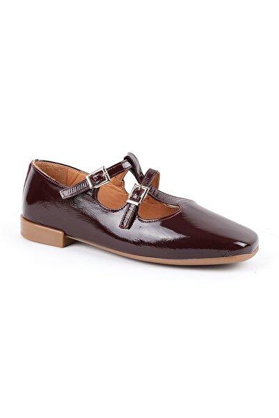 Libero Women's Babet Shiny Patent Leather Double Buckle Mary Jane Stylish Com...