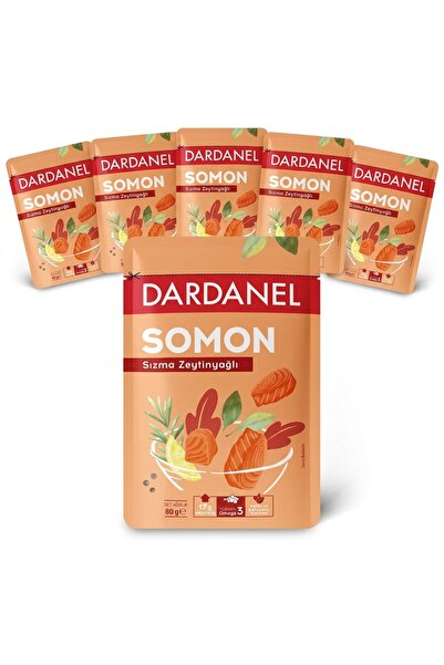 Dardanel Zeytinyağlı Somon Poşet 80 gr x 6 Adet Pratik Pouch Paket