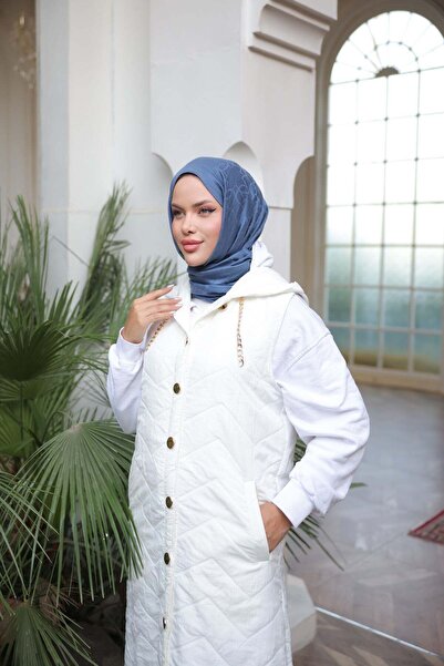 Bwest سترة مبطنة - كريمي